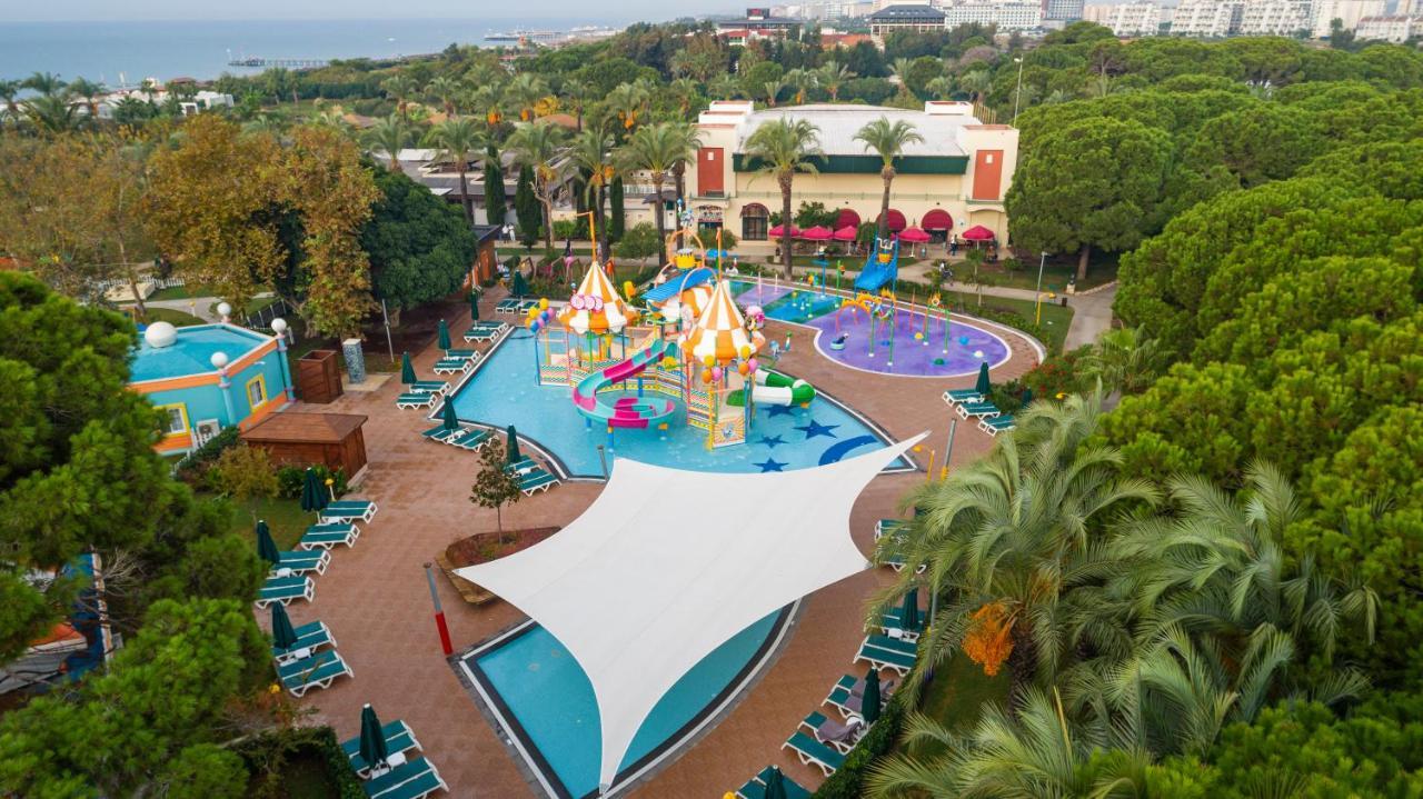 Ic Hotels Green Palace - Kids Concept Antalya Extérieur photo Aerial view of the park