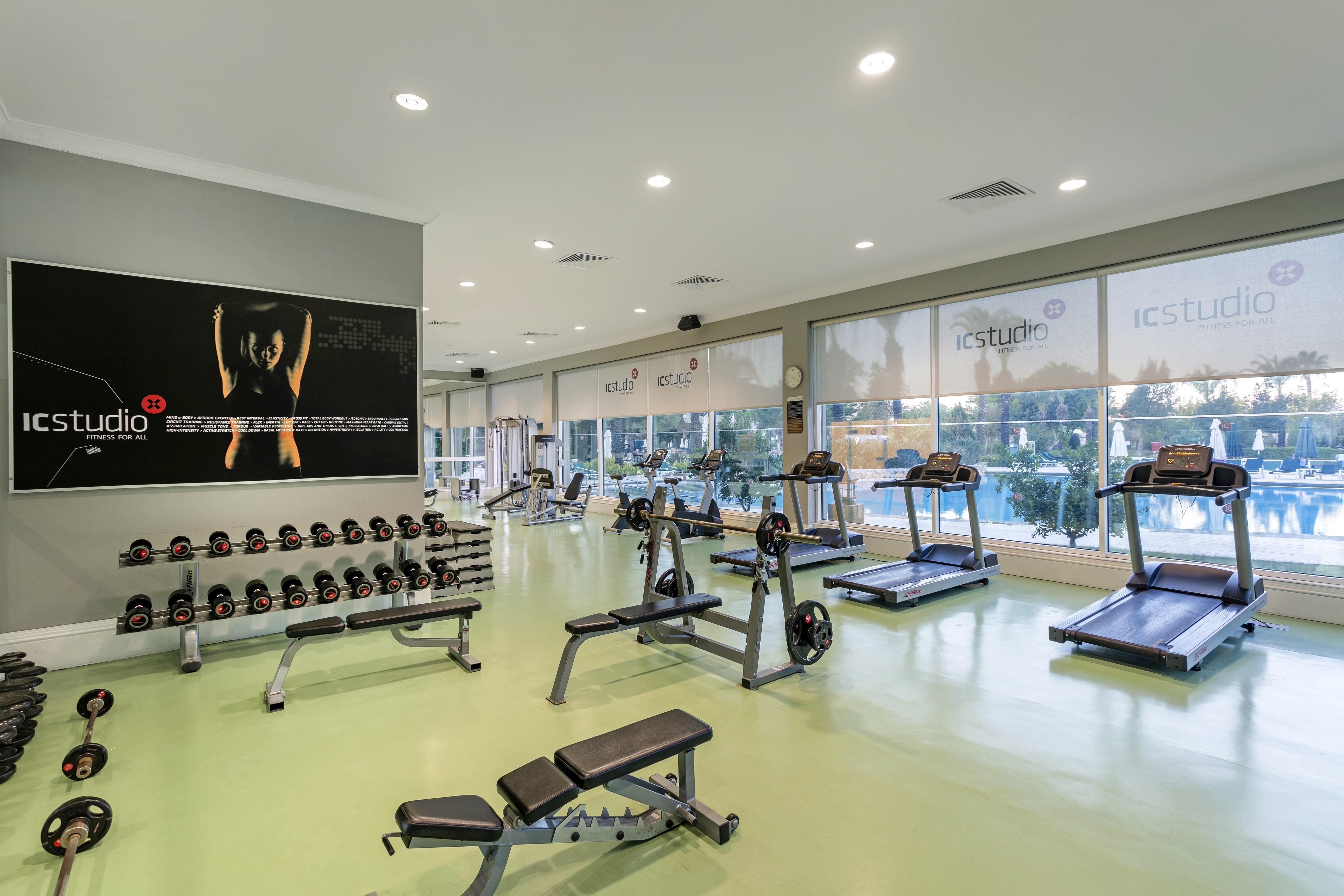 Ic Hotels Green Palace - Kids Concept Antalya Extérieur photo The gym at the hotel